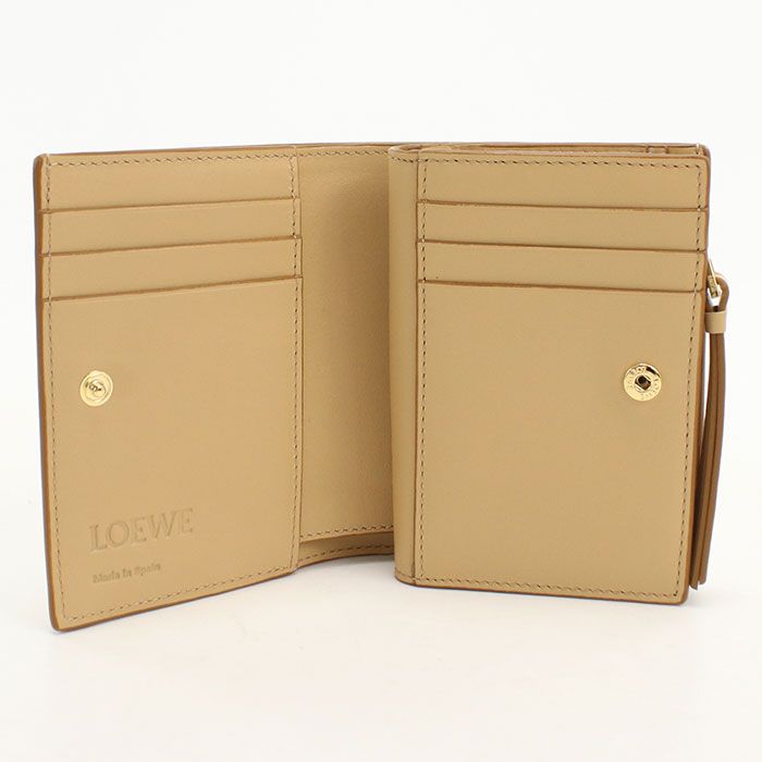 Loewe Compact Wallet Puzzle Bifold Classic Calf — view 3