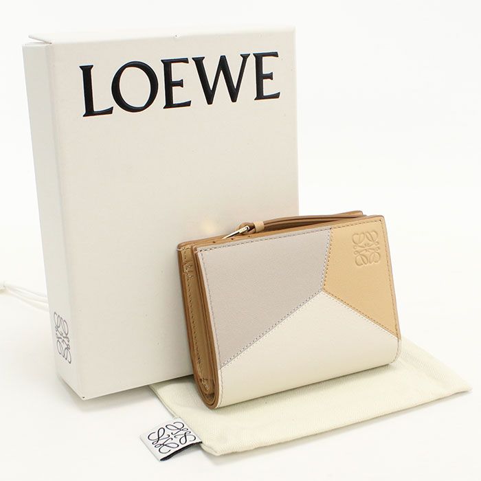 Loewe Compact Wallet Puzzle Bifold Classic Calf