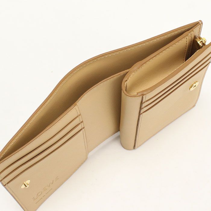 Loewe Compact Wallet Puzzle Bifold Classic Calf — view 4