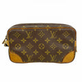 Louis Vuitton Clutch Monogram Marly Dragonne PM Brown