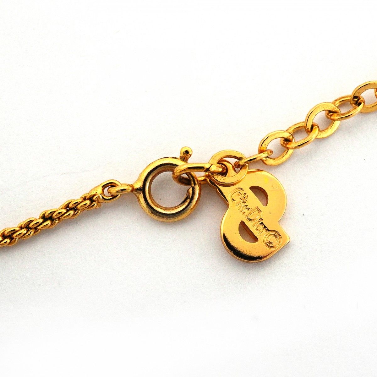 Dior Necklace CD Logo Gold Plated — view 4
