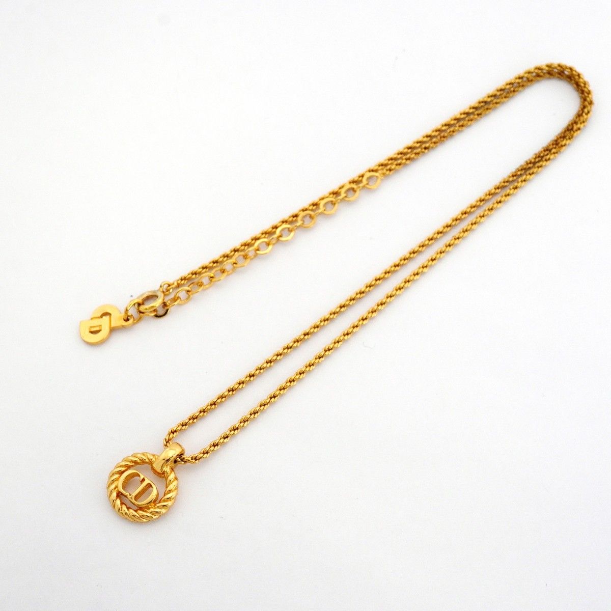 Dior Necklace CD Logo Gold Plated — view 3