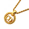 Dior Necklace CD Logo Gold Plated