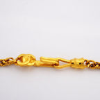 Chanel Necklace Vintage CC Logo Gold Plated — view 4