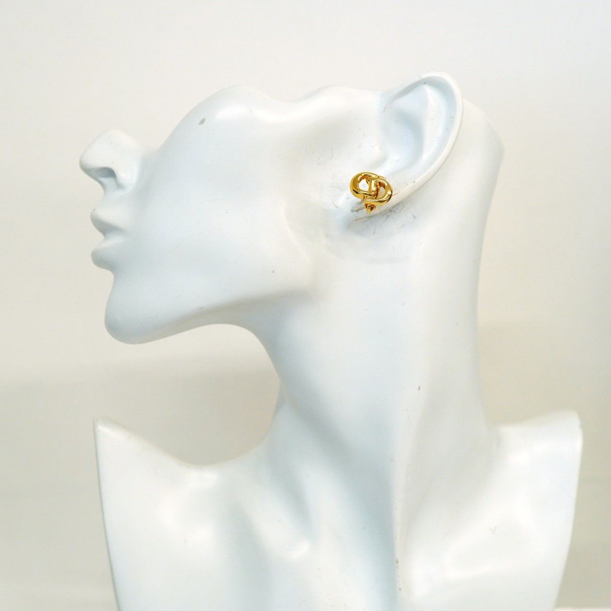 Dior Earrings CD Logo Gold Plated — view 5