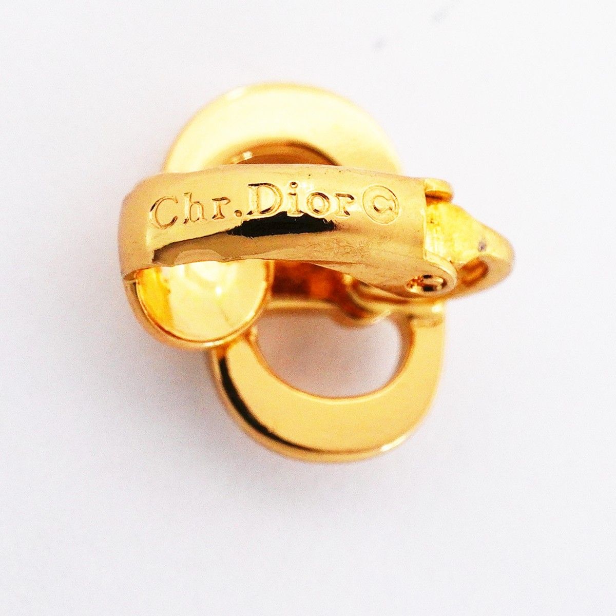 Dior Earrings CD Logo Gold Plated — view 4
