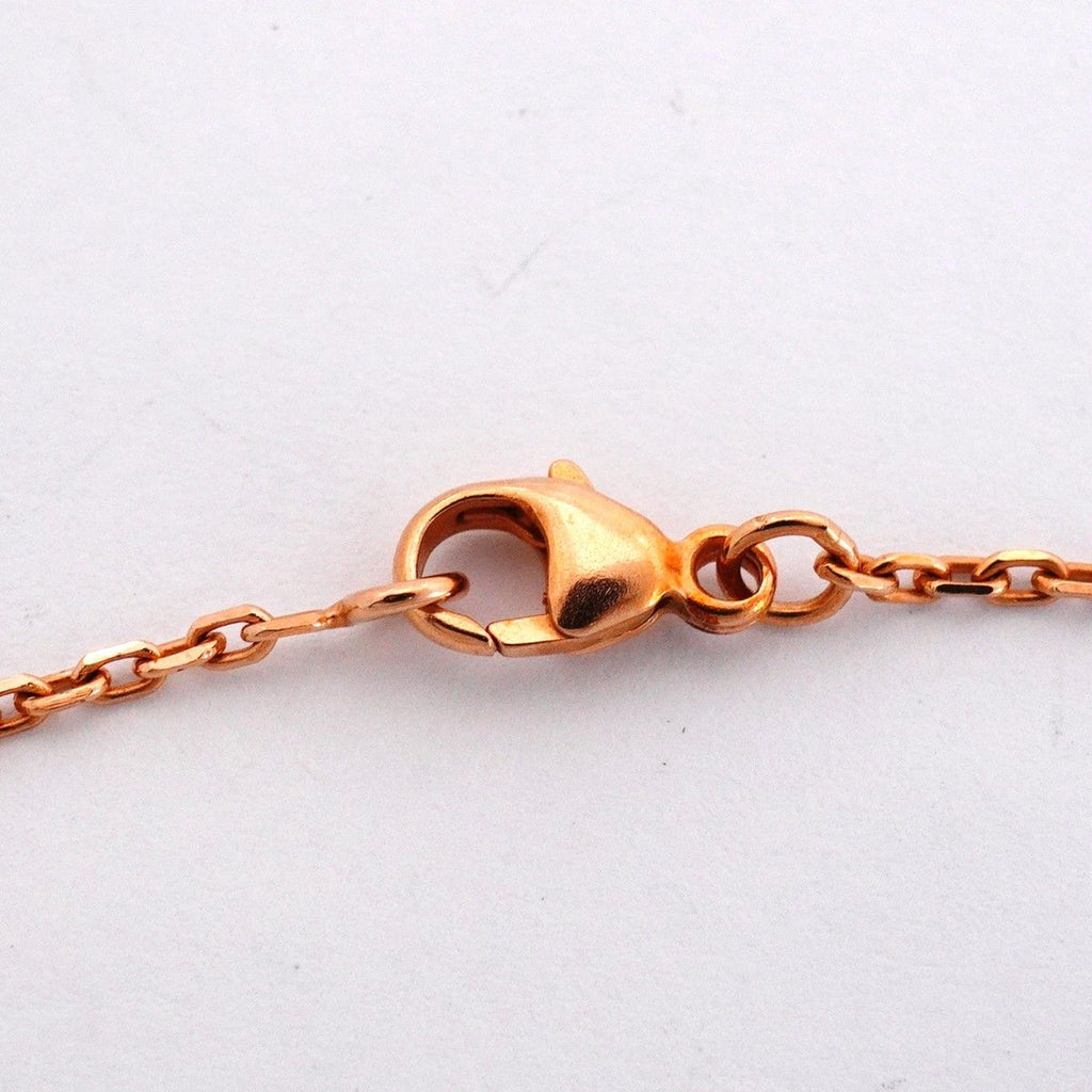 Hermes Necklace Mini Pop Gold Plated Gray Pink — view 4