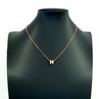 Hermes Necklace Mini Pop Gold Plated Gray Pink — view 6