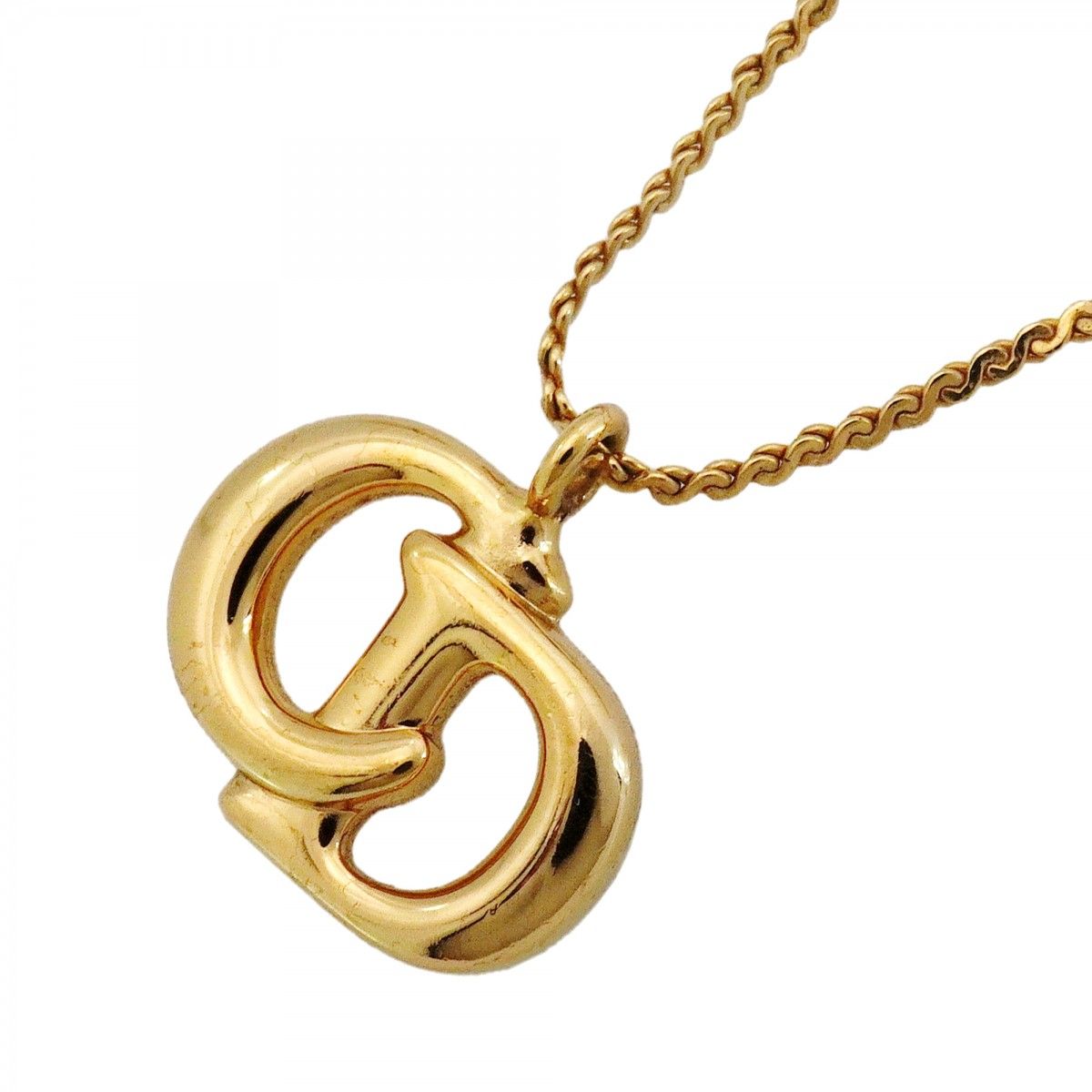 Dior Necklace CD Logo Gold Plated