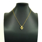 Dior Necklace Logo Gold Plated Rhinestone — view 5
