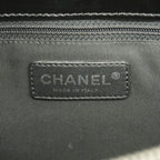 Chanel Chain Tote Quilted Patent Leather Black Silver — view 5