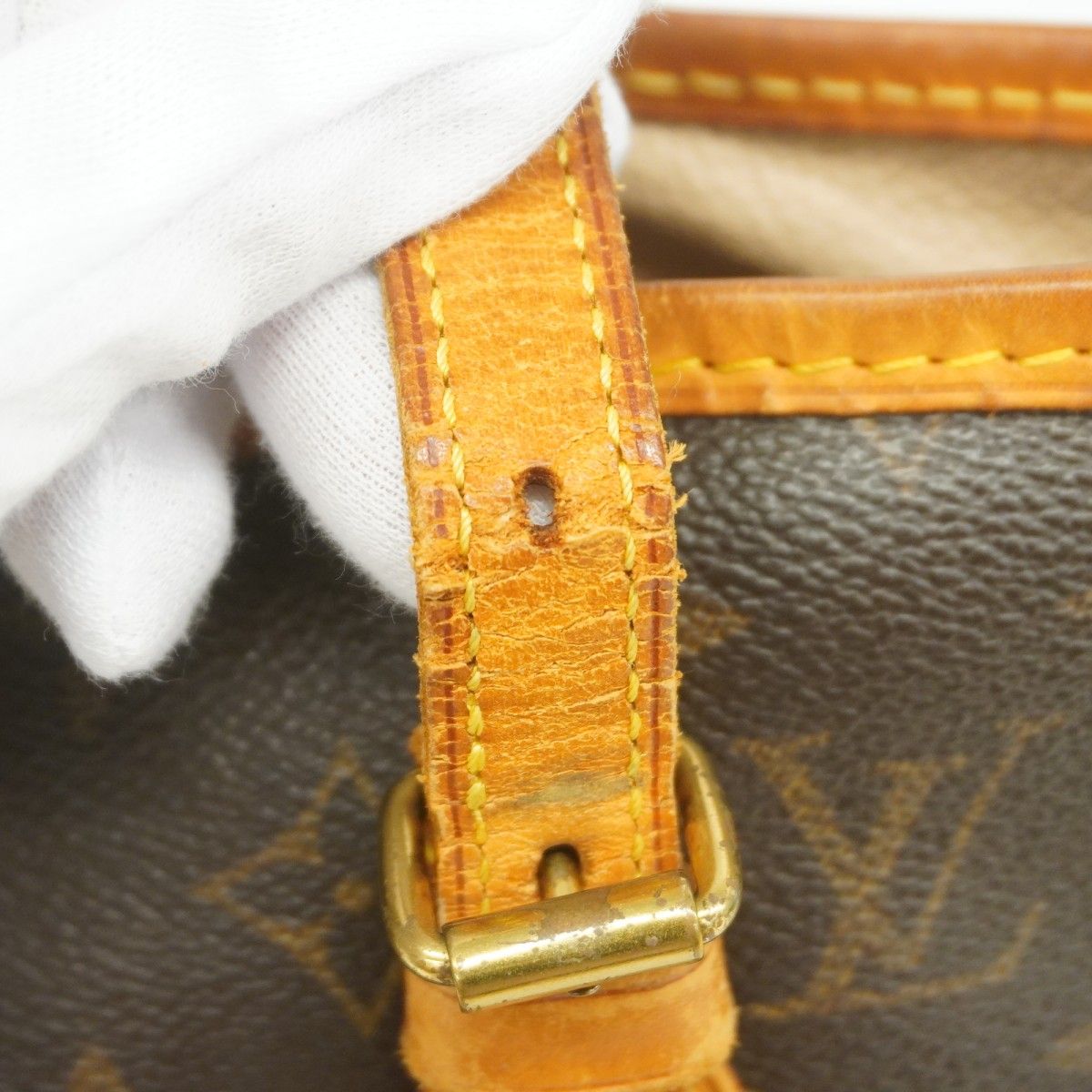 Louis Vuitton Tote Monogram Bucket PM Brown — view 7