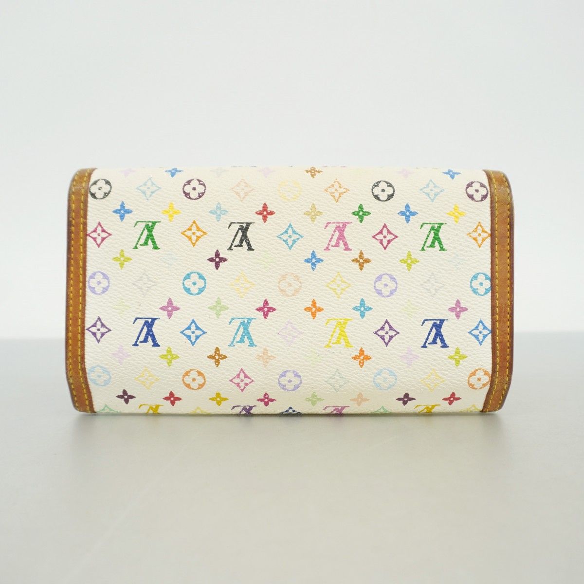 Louis Vuitton Trifold Wallet Monogram Multicolor Porte Tresor International — view 8