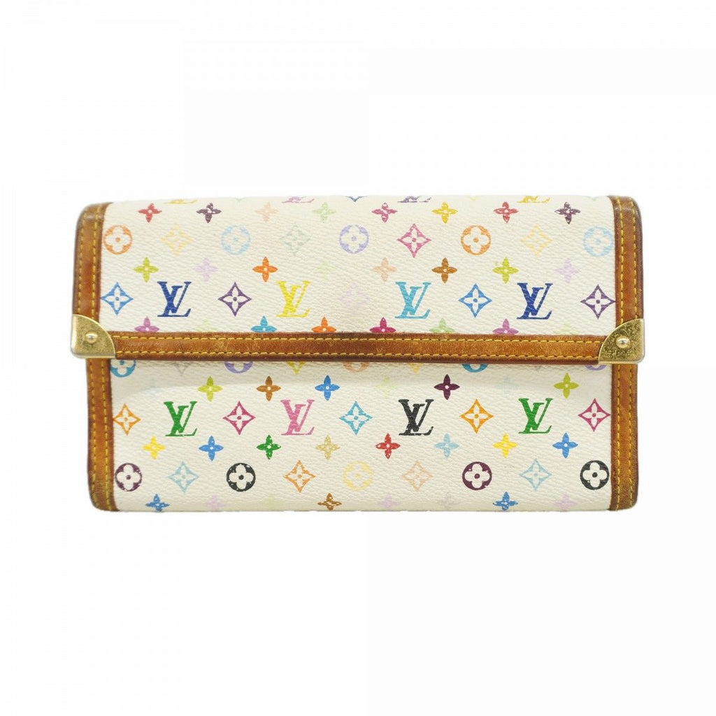Louis Vuitton Trifold Wallet Monogram Multicolor Porte Tresor International