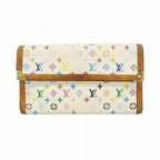 Louis Vuitton Trifold Wallet Monogram Multicolor Porte Tresor International