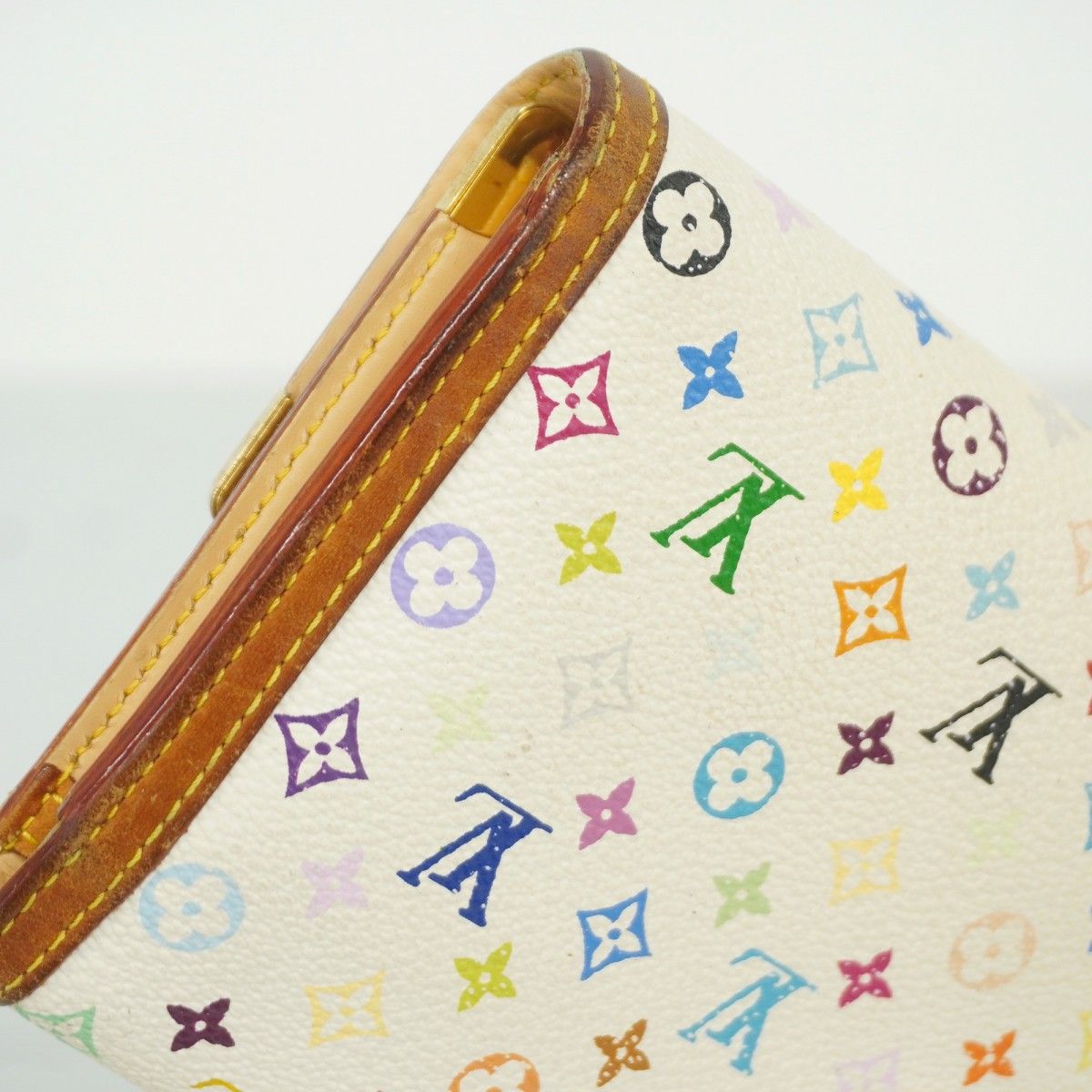 Louis Vuitton Trifold Wallet Monogram Multicolor Porte Tresor International — view 7