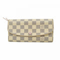 Louis Vuitton Wallet Damier Azur Portefeuille Emily Rose Velours