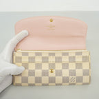 Louis Vuitton Wallet Damier Azur Portefeuille Emily Rose Velours — view 9