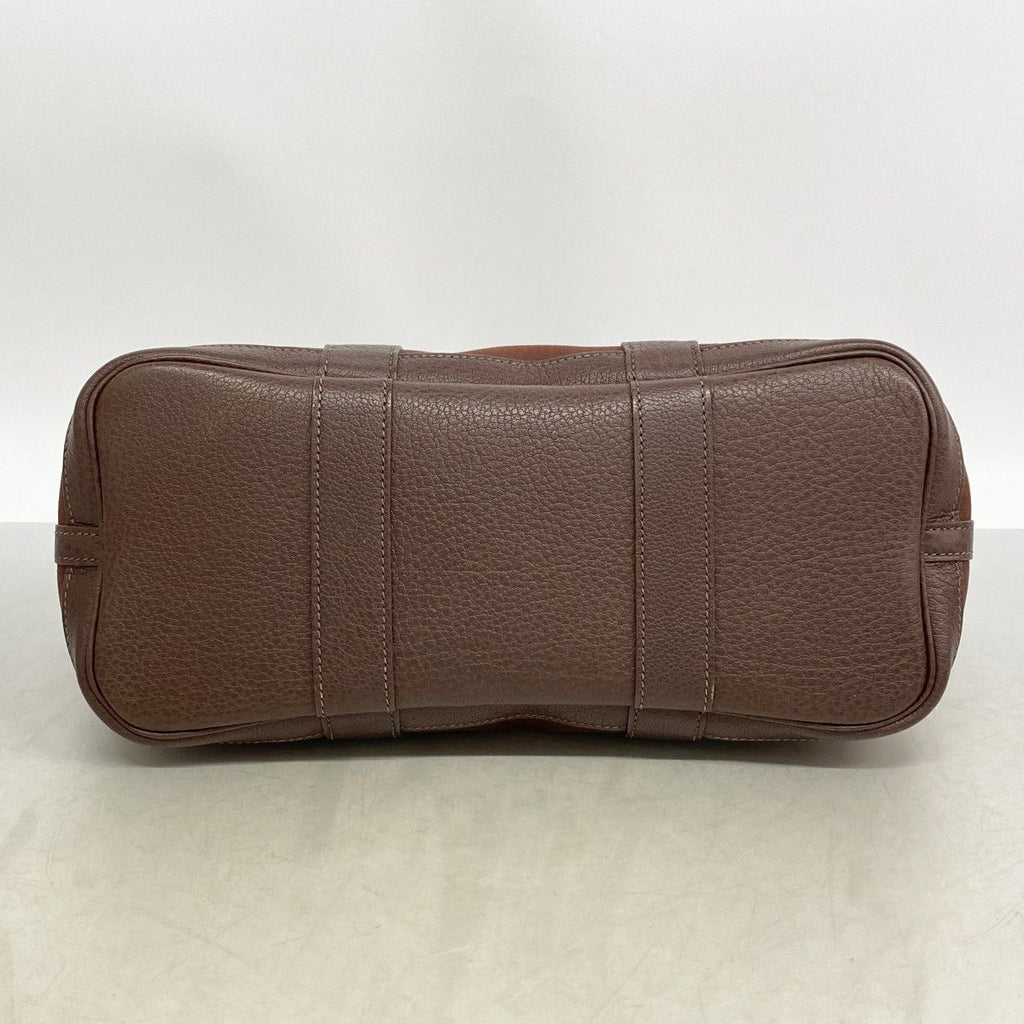 Hermes Tote Garden Party TPM Toile Officier Brown Silver — view 3