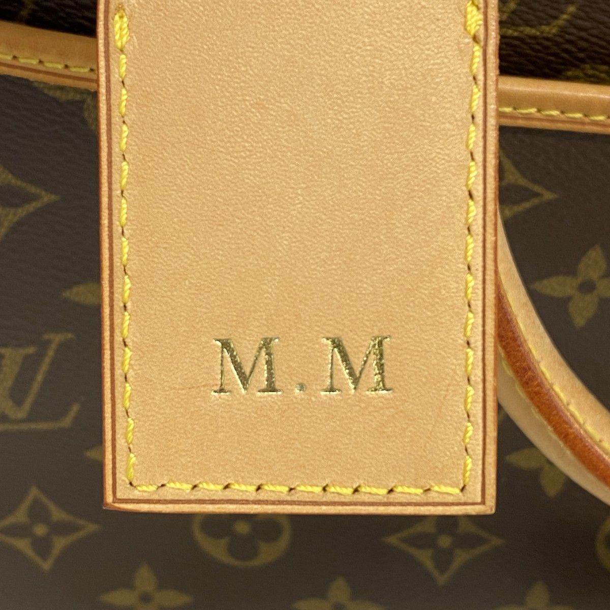 Louis Vuitton Handbag Monogram Deauville Brown — view 6
