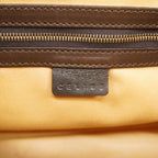 Celine Handbag C Macadam Canvas Brown Gold — view 5