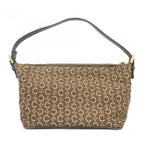 Celine Handbag C Macadam Canvas Brown Gold — view 8