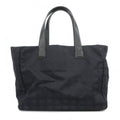 Chanel Tote New Travel Nylon Black Gold