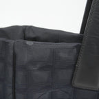 Chanel Tote New Travel Nylon Black Gold — view 7