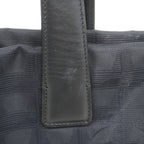 Chanel Tote New Travel Nylon Black Gold — view 8
