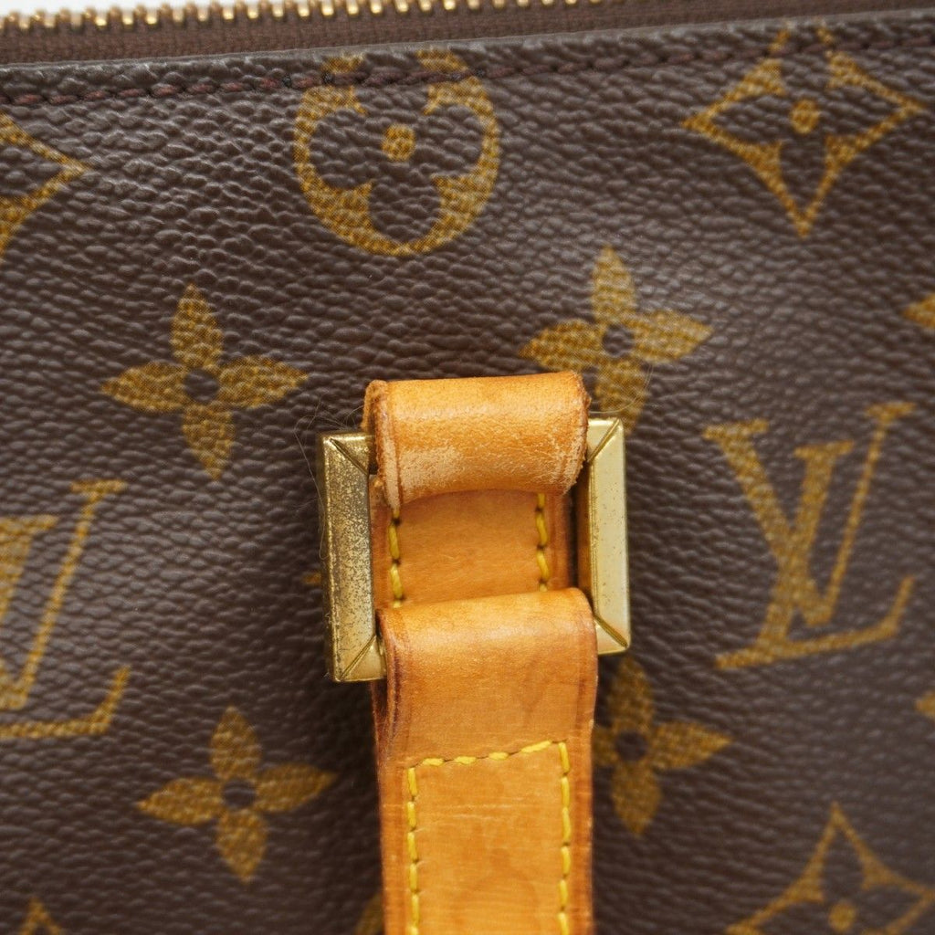 Louis Vuitton Shoulder Bag Monogram Cabas Mezzo Brown — view 9
