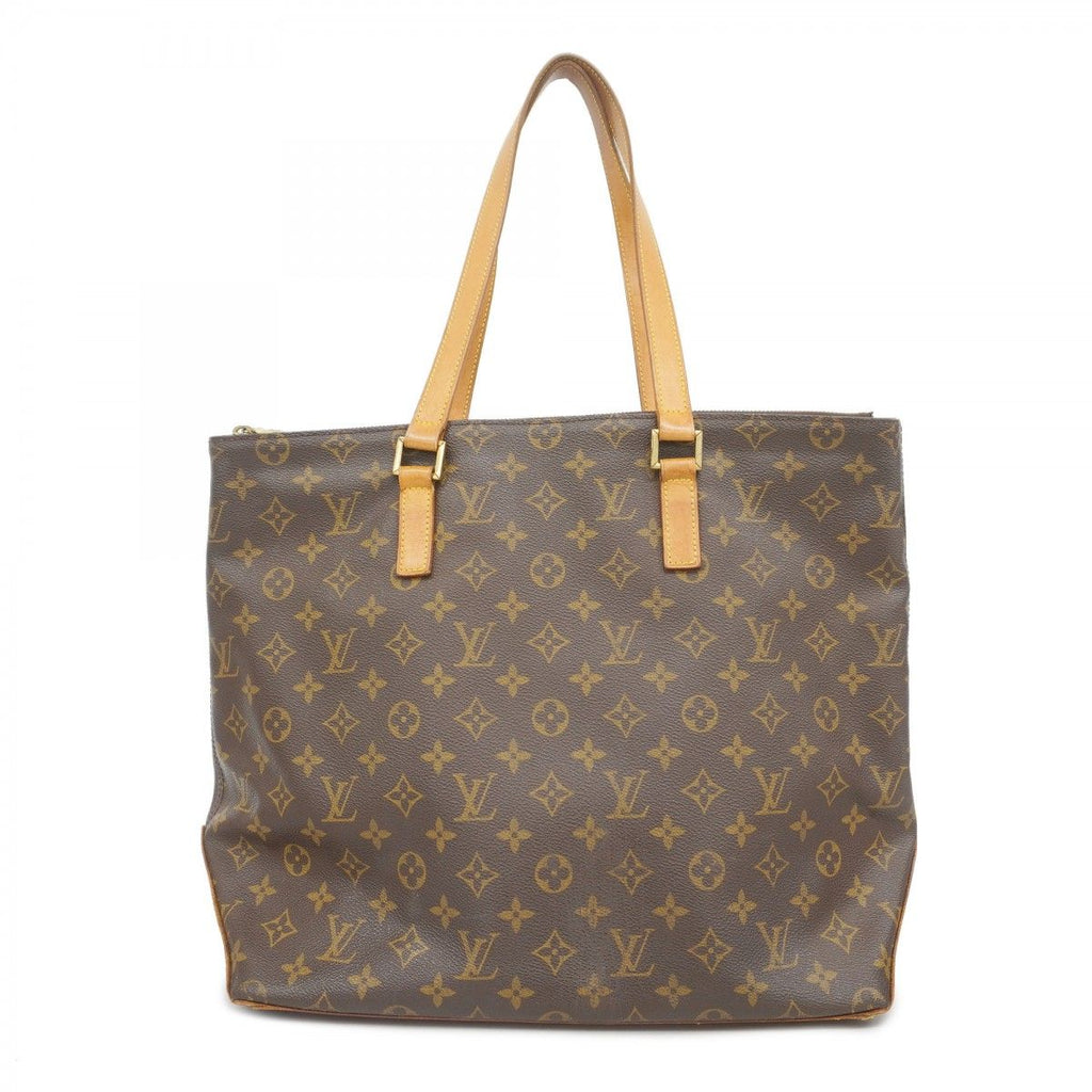Louis Vuitton Shoulder Bag Monogram Cabas Mezzo Brown