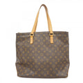 Louis Vuitton Shoulder Bag Monogram Cabas Mezzo Brown