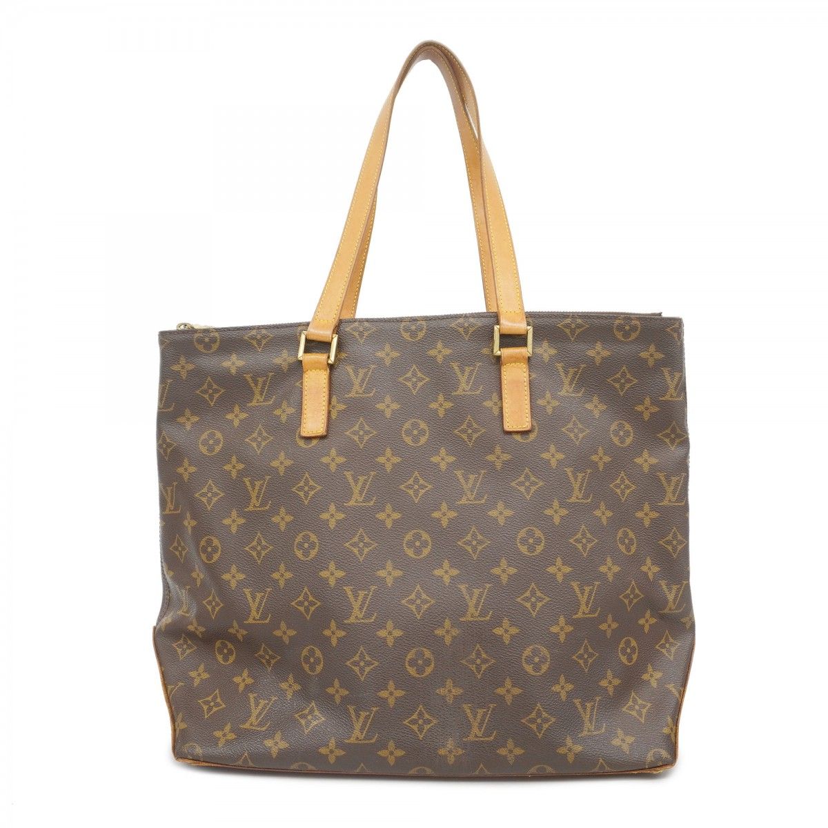Louis Vuitton Shoulder Bag Monogram Cabas Mezzo Brown