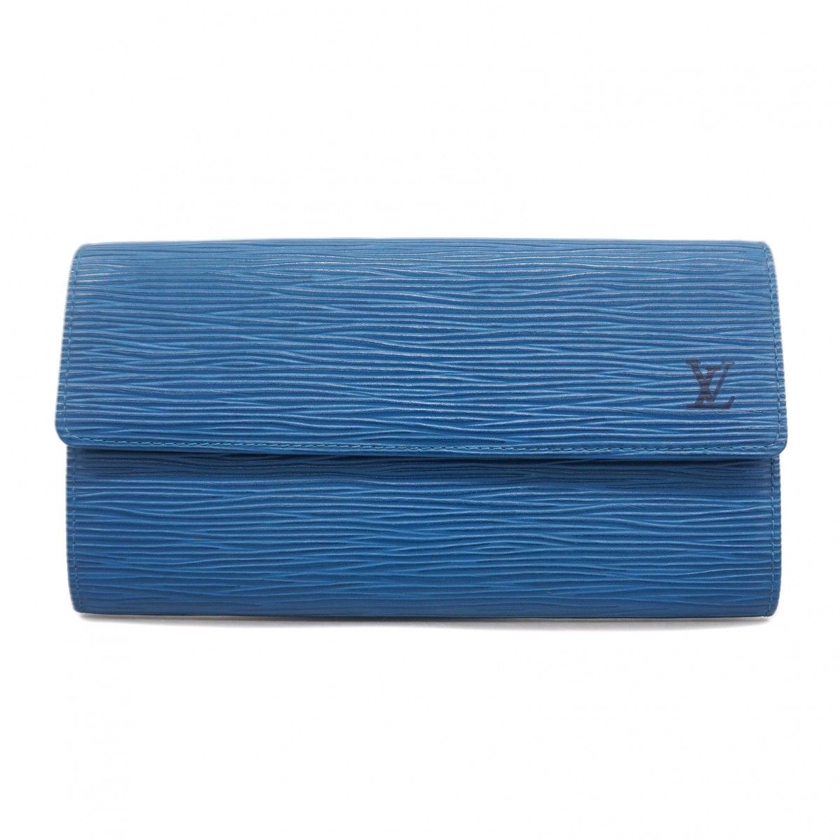 Louis Vuitton Wallet Epi Pochette Porte-Monnaie Cles Toledo Blue