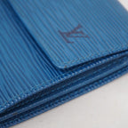 Louis Vuitton Wallet Epi Pochette Porte-Monnaie Cles Toledo Blue — view 6