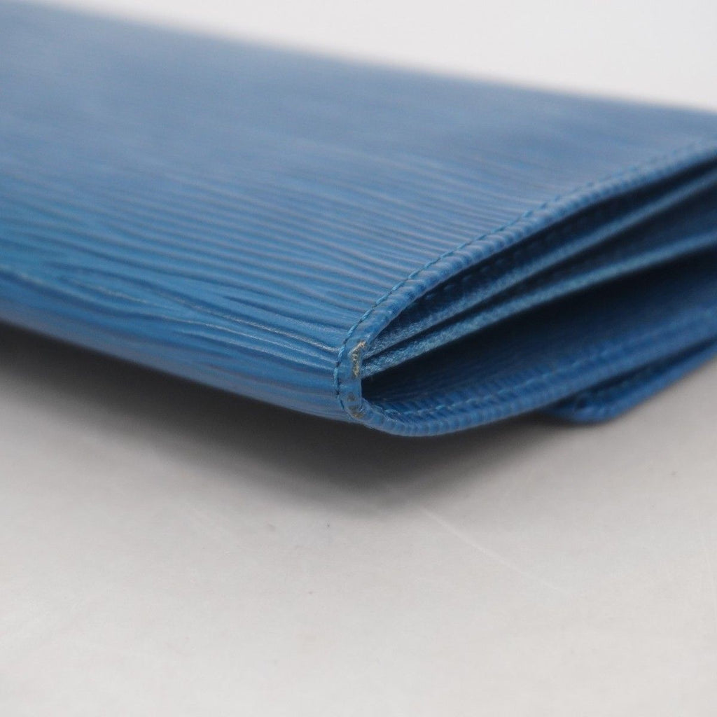 Louis Vuitton Wallet Epi Pochette Porte-Monnaie Cles Toledo Blue — view 5