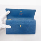 Louis Vuitton Wallet Epi Pochette Porte-Monnaie Cles Toledo Blue — view 7