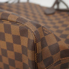 Louis Vuitton Tote Damier Neverfull MM Ebene Rosevalerine — view 6