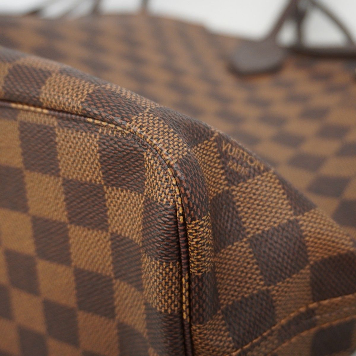 Louis Vuitton Tote Damier Neverfull MM Ebene Rosevalerine — view 6