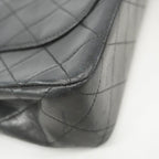 Chanel Shoulder Bag Quilted Lambskin Black Gold — view 6
