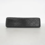 Chanel Shoulder Bag Quilted Lambskin Black Gold — view 3