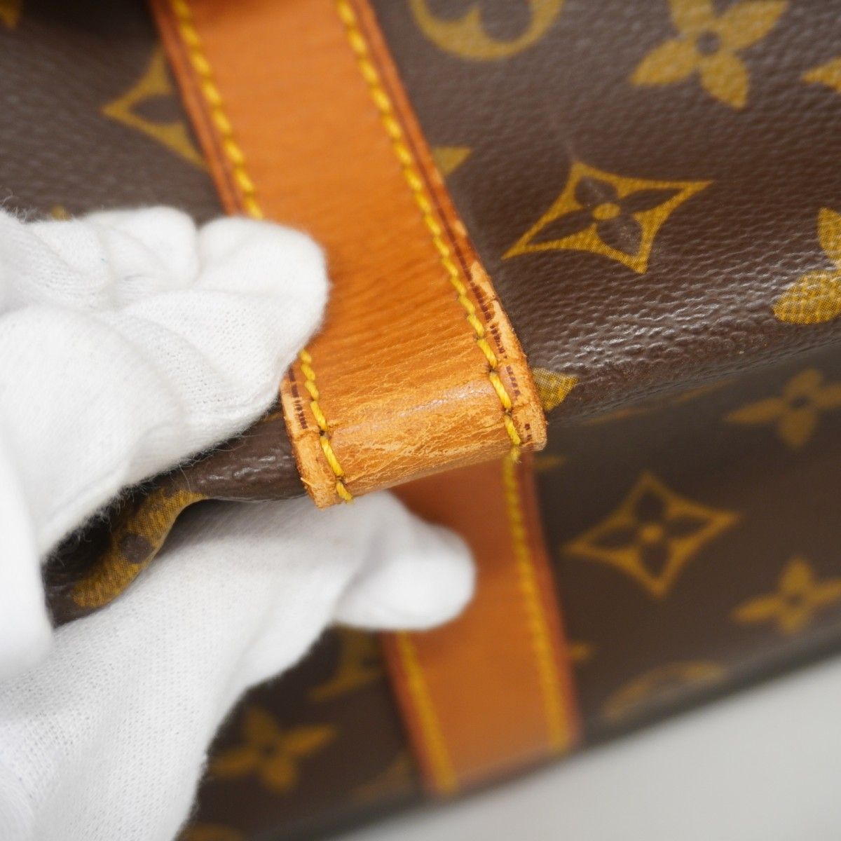 Louis Vuitton Boston Bag Monogram Keepall Bandouliere 55 Brown — view 8