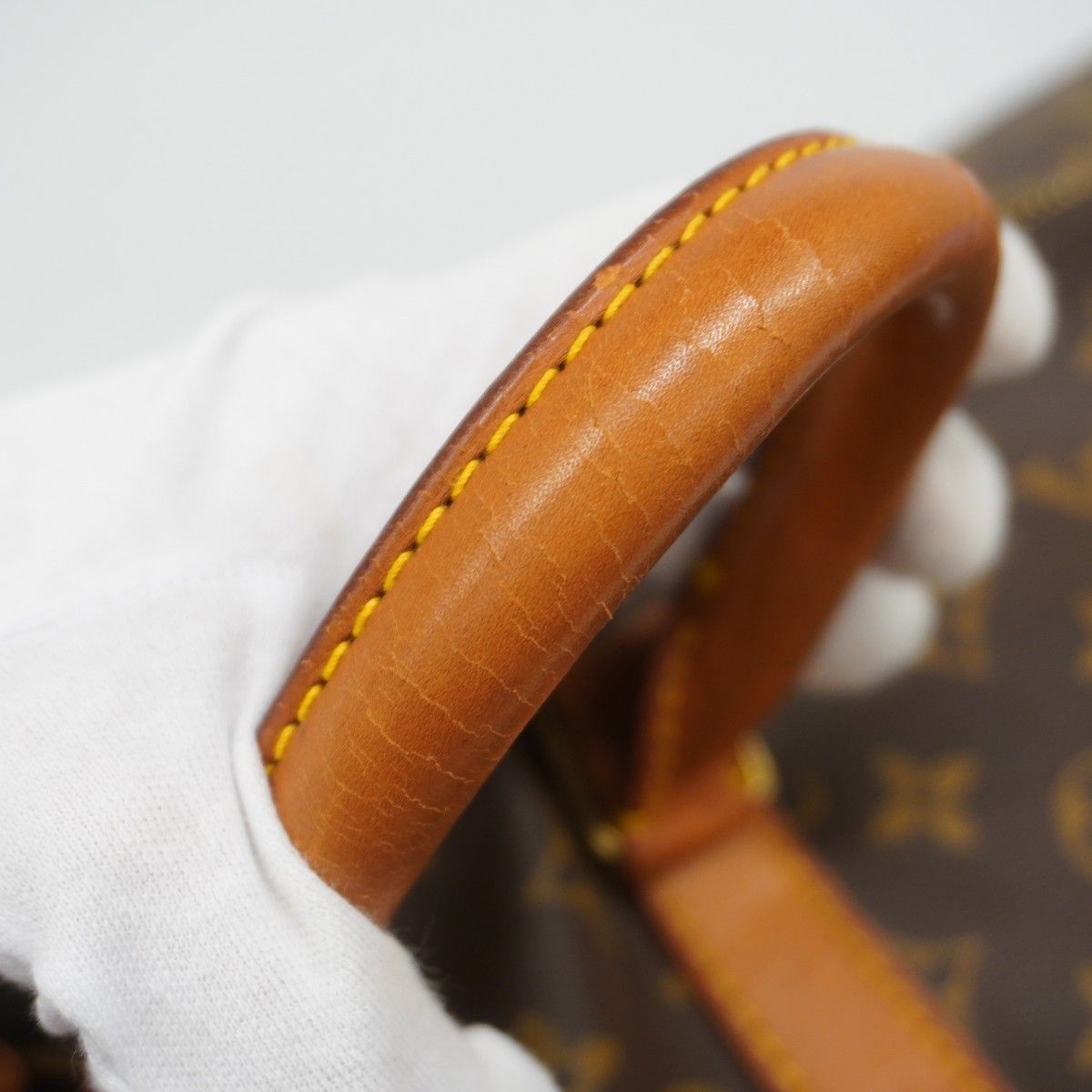 Louis Vuitton Boston Bag Monogram Keepall Bandouliere 55 Brown — view 7