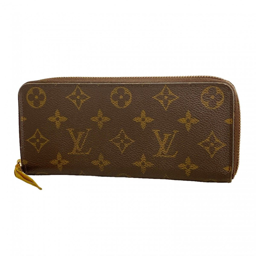 Louis Vuitton Wallet Monogram Portefeuille Clemence Brown Mimosa
