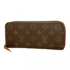Louis Vuitton Wallet Monogram Portefeuille Clemence Brown Mimosa