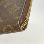 Louis Vuitton Wallet Monogram Portefeuille Clemence Brown Mimosa — view 5