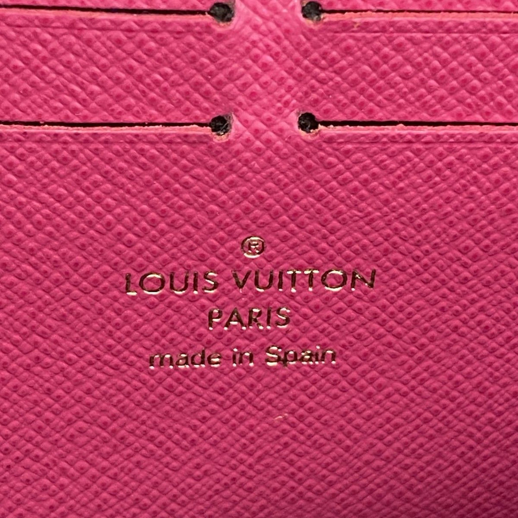 Louis Vuitton Wallet Monogram Portefeuille Clemence Brown Hot Pink — view 4