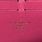 Louis Vuitton Wallet Monogram Portefeuille Clemence Brown Hot Pink — view 4
