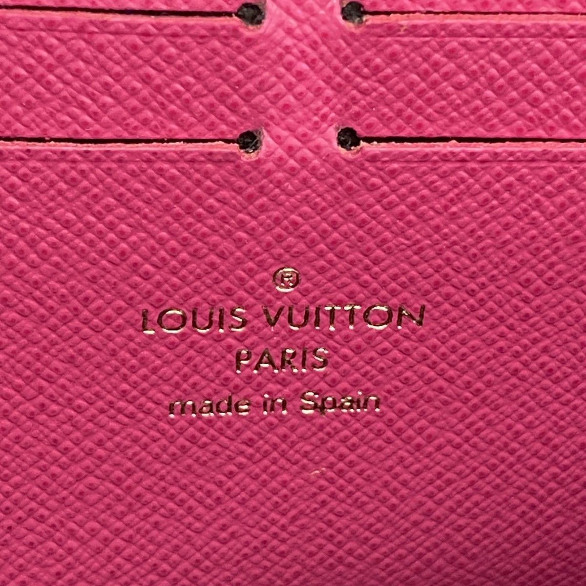 Louis Vuitton Wallet Monogram Portefeuille Clemence Brown Hot Pink — view 4