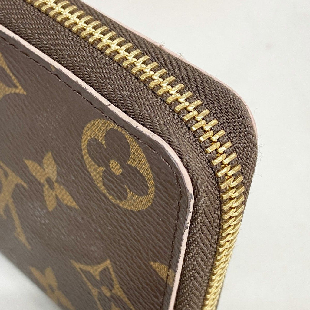 Louis Vuitton Wallet Monogram Portefeuille Clemence Brown Hot Pink — view 5
